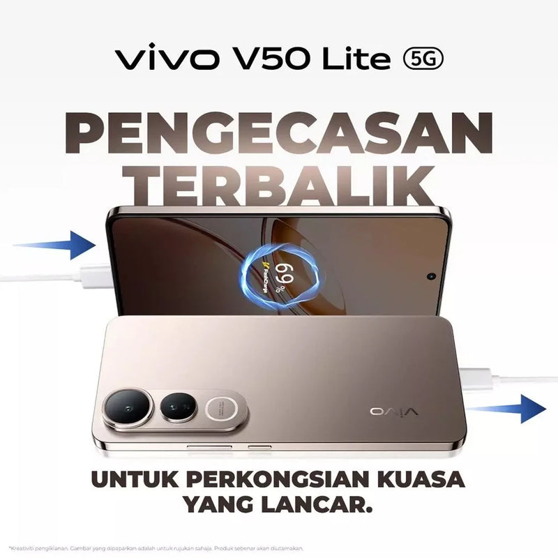 100% Original VIVO V50 Lite 5G Global Version Smartphone 6.67" 120Hz AMOLED Android 15 Mobile Phone Support Google Play