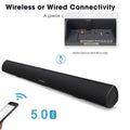 100W High-power TV Sound Bar Home Computer Wireless Bluetooth Speaker Subwoofer with Remote Control RCA Optic Echo Wall Soundbar