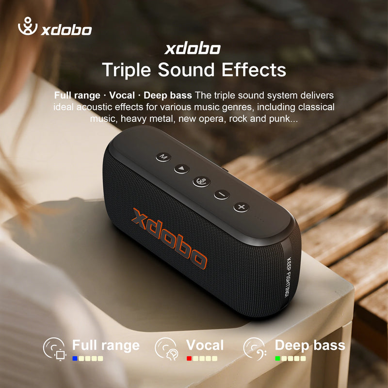 XDOBO X8IV 60W Speaker Wireless Subwoofer 8000mAh Deep Bass Outdoor Loudspeaker For Smart Phone TV Soundbar Portale Home Cinema