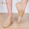 Genuine Leather Jazz Dance Shoes Tan Black Antiskid Sole ballet Shoes High Quality Adults Dance Sneakers For Girls Women