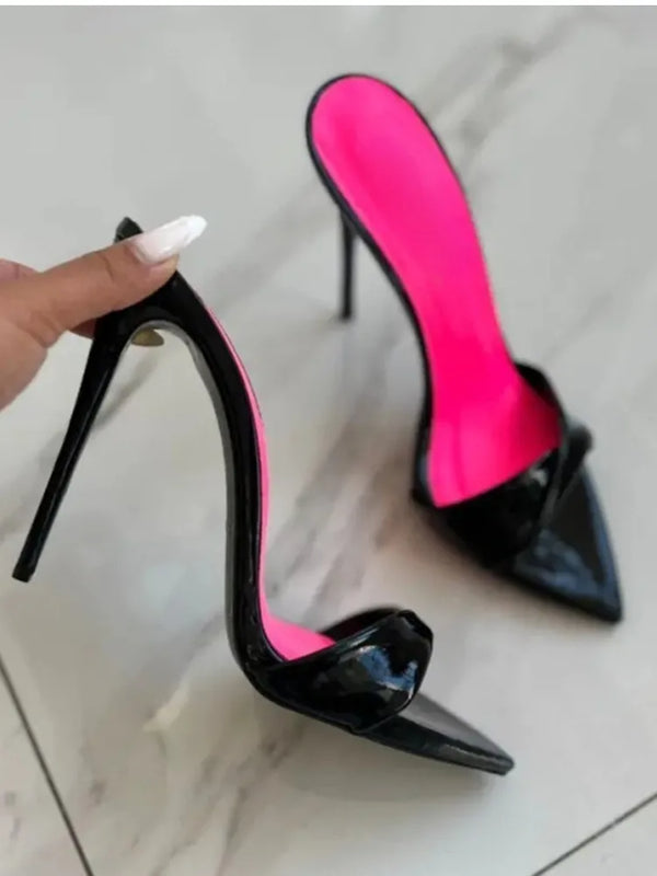2026Summer New Pointed Thin High-heeled Women's Sandals, Sexy and Comfortable Party Fashionable High-heeled Slippers