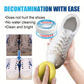 White Shoe Polish Cream Sneaker Cleaner and Shine Restorer for White Sports Shoes Leather and Canvas