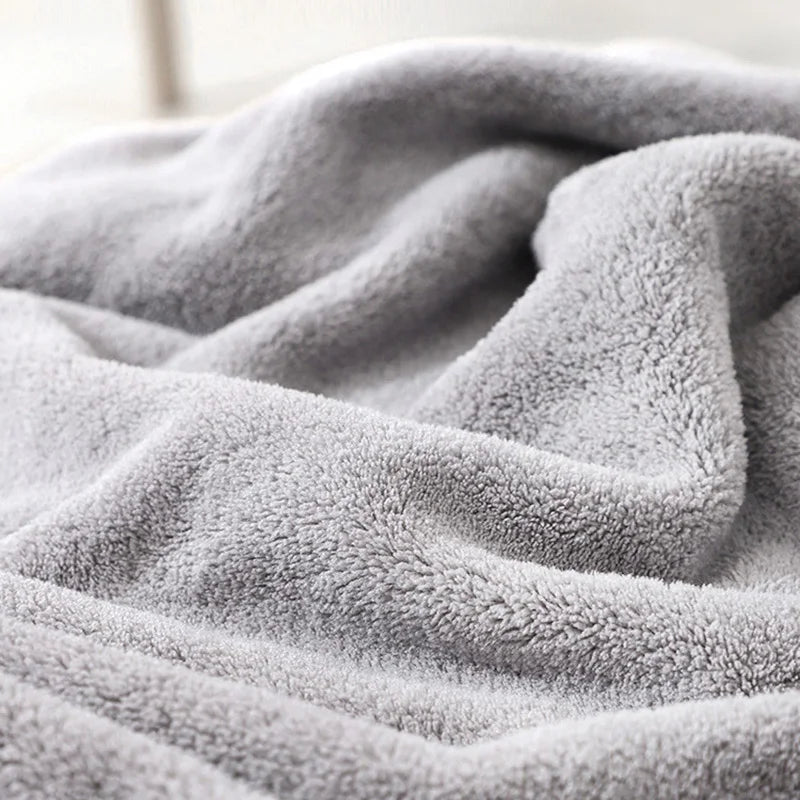 New Soft Coral Velvet Baby Bath Towel Warm Ultra Plush - View 6 | SAMAG