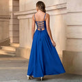 New Elegant Dress Spaghetti Strap Backless Corset Long | SAMAG
