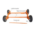 3T Car Jack Wheel Dolly Vehicle Mover Tow Dolly Large Wheel Moving Tool High Quality Auto Tire Dolly