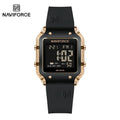 NAVIFORCE New Wristwatch for Women Multifunction Digital Waterproof Auto Date Display Silicone Strap Fashion Luxury Woman's Watc