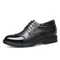Men's Elevator Shoes 8cm Invisible Height-increasing Casual Large Size British Style 6cm Business Leather Shoes
