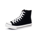Boots Women Sneakers Canvas Casual High Top Shoes Long Boot Lace-Up Zipper Comfortable Flat Boot Sneakers Tenis Feminino