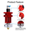 3D Printer Parts CR6 SE J-head Assembled Print Head Hot End Hotend Kit All Metal Extrusion Extruder for Ender 3 CR5 PRO CR6 SE