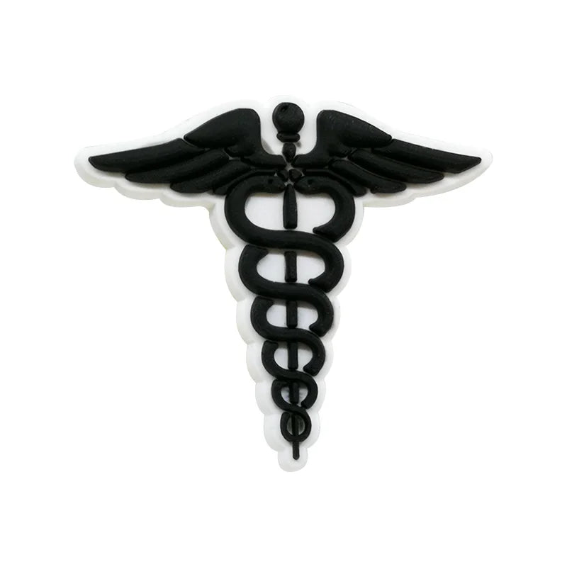 1pcs Shoe Charms Medical Uterus Teeth Shoe Charms for Pins Shoe Decoration Syringes Stethoscope Thermometer Doctors Nurses Gift