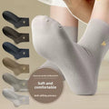 5 Pairs Men's Solid Color Mid Tube Socks Antibacterial | SAMAG