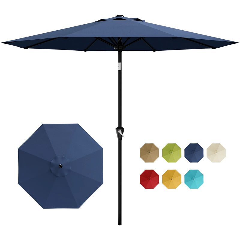 9FT Patio Market Umbrella, UPF 50+ UV Protection Outdoor | SAMAG
