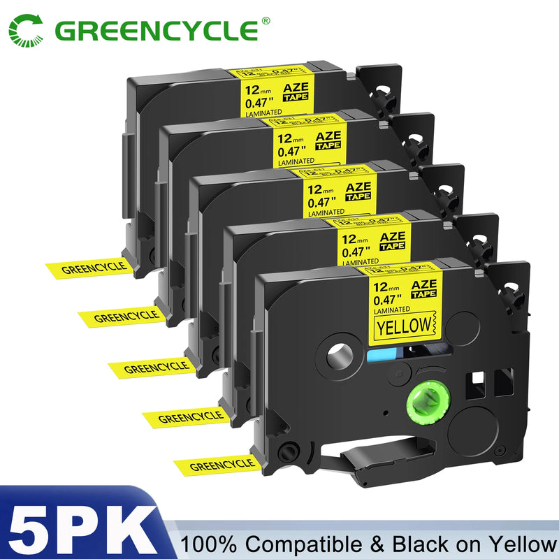 5PK/10PK Label Tape Compatible For Brother TZ Tze-231 131 631 6/9/12mm Laminated Label Cassette For Brother P-Touch Label Maker