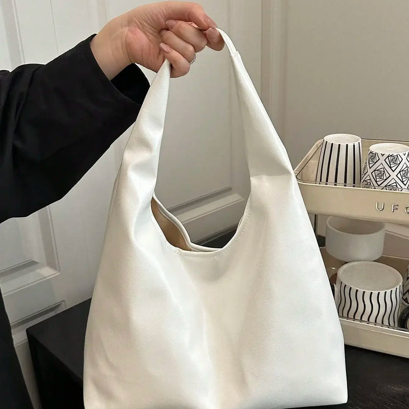 Large Capacity Solid Color Women's Shoulder Bag, Multifunctional Crossbody Bag, Women's Shoulder Tote Bag, Large Capacity Crossbody Tote Bag, Casual Work Bag