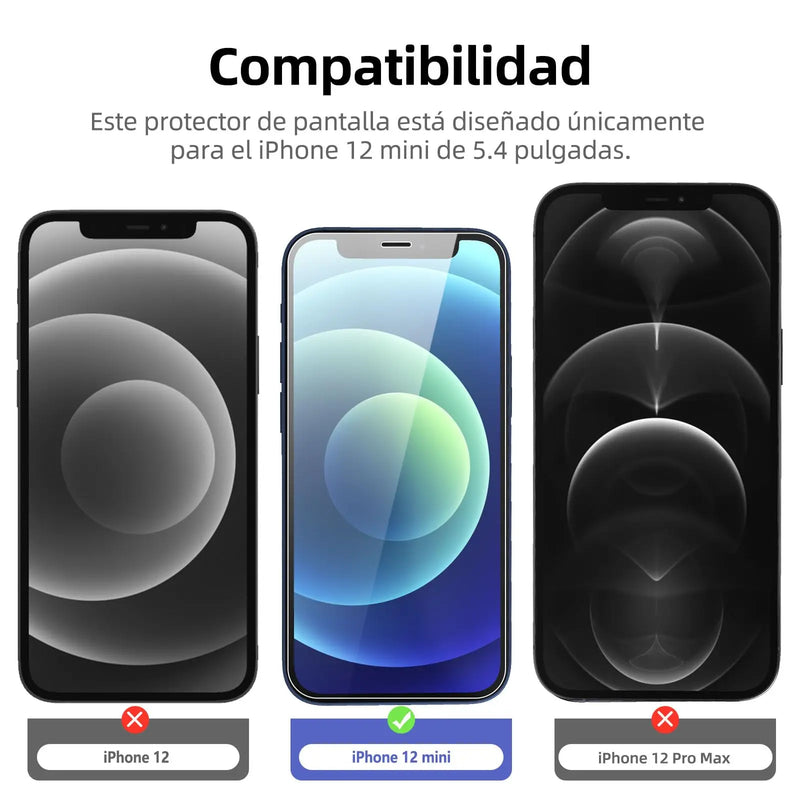 Screen Protector For iPhone 12 Mini 5.4 inch Tempered Glass HD Crystal 9H Anti Scratch Case Friendly
