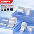 Niimbot B21/B1/B31/B203/B3S Matte Silver Thermal Label Sticker Paper Clothing Tag Commodity Price Food Self-Adhesive