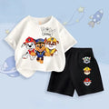 PAW Patrol Boys Short Sleeved T Shirt Two Piece Sets | SAMAG