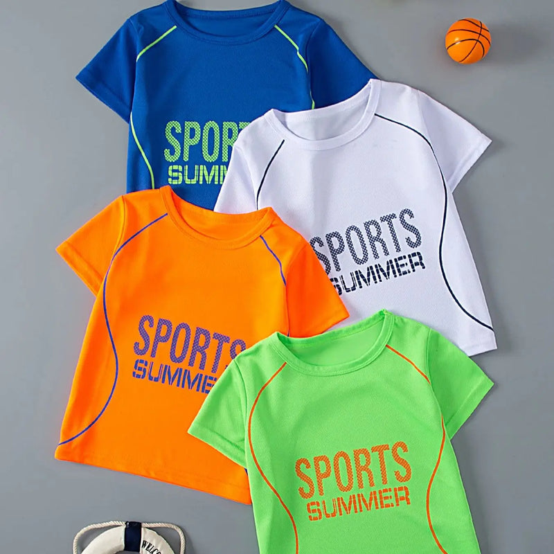 Of Summer Children's Quick-drying Sports Color Suit Boys | SAMAG