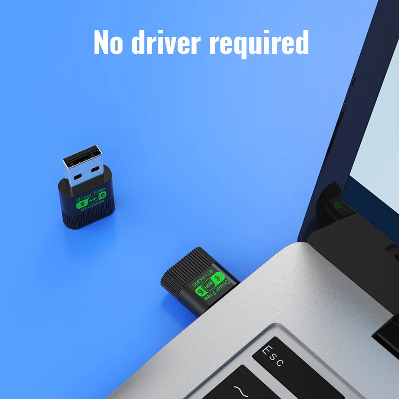 KEBIDUMEI WiFi 6 AX900 Bluetooth 5.4 RGB USB Adapter Wireless Network Card 2.4G&5GHz Wlan Receiver For - Visuel 6 | SAMAG