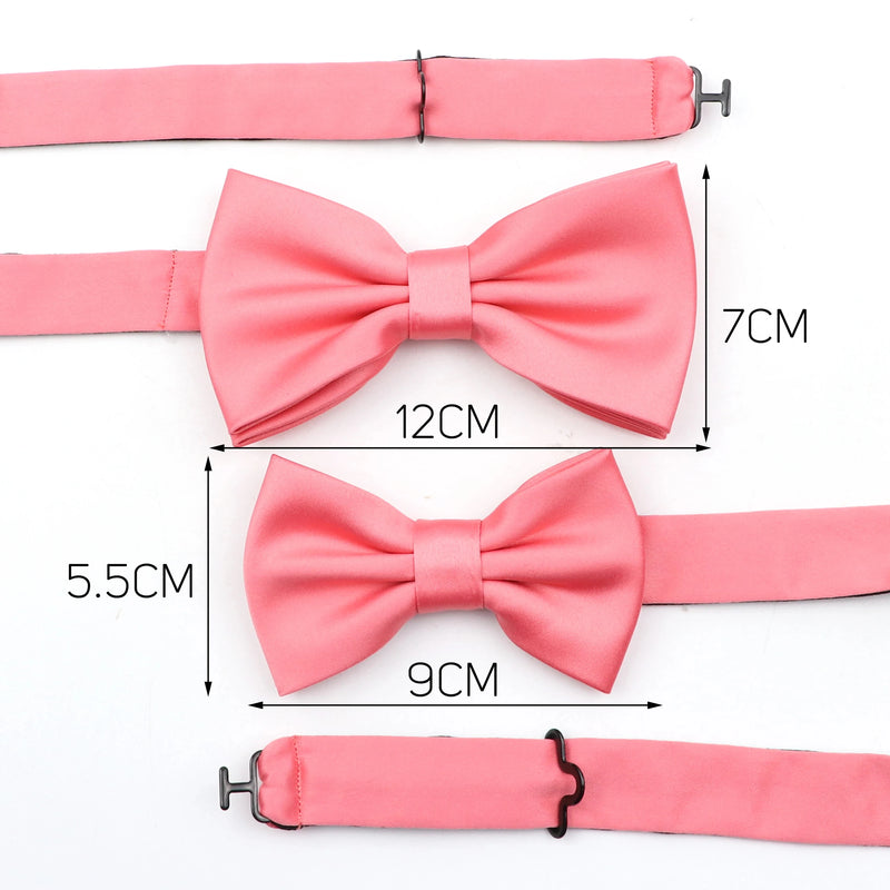 Fashion Men Kids Turquoise Green Suspender Bowtie Sets Elastic Solid Color Y - back Straps Butterfly - Visuel 5 | SAMAG