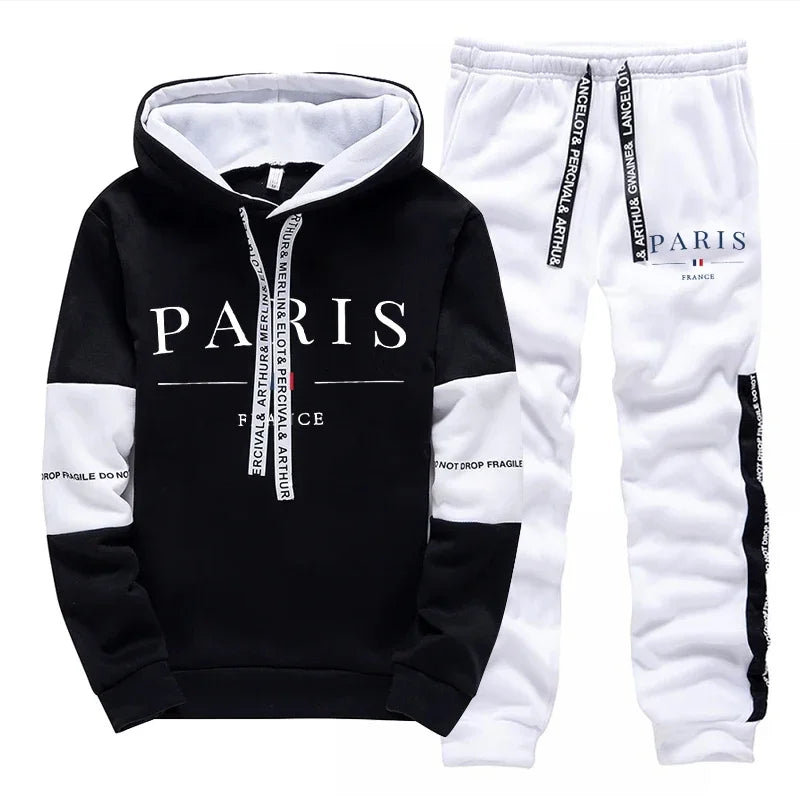 Sports Single Piece Men's Tracksuit - Hooded Sweatshirt | SAMAG