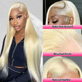 Blonde Lace Front Wig Human Hair 13x6 613 HD Transparent Lace Front Brazilian Remy Wigs Brazilian Glueless Preplucked Human Wigs