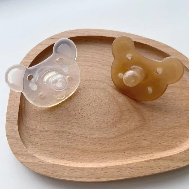 2025 Cute Little Bear Silicone Soothing Nipper for Babies, Anti Eating Hand Soft Nipper, Imitation of Breast Milk Baby Nipper