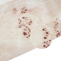 Length:1.6meters Width:230mm T:0.25mm Naturally White Poplar Tumor Wood Veneer Sheets Guitar Skateboard Backpack Decoration