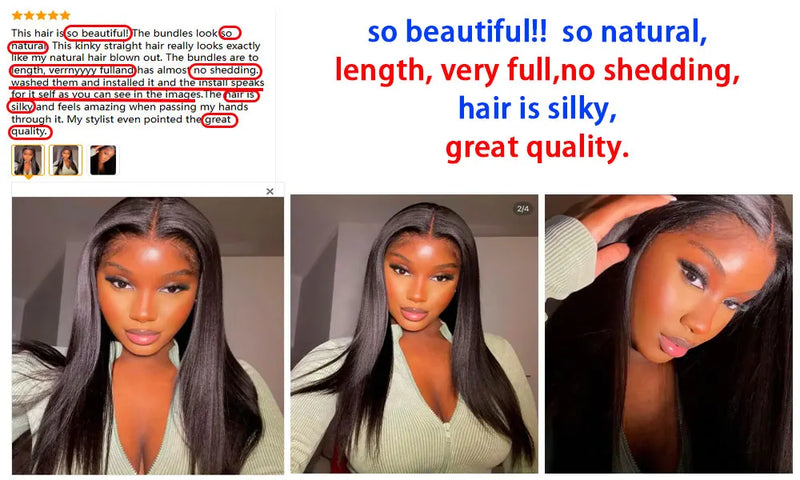 18A Light Yaki Straight Hair Bundles 4PCS Deal Natural Color 100% Human Hair Bundles Quick Weaves Sew In Human Hair Extensions
