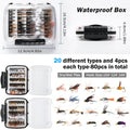Goture 2.7M Fly Fishing Rod And Reel Combo Set Carbon cork handle Medium-fast Fly Rod Fly Reel & Line &Tool Accessories