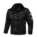 Men's Leather and Fur One-piece Jacket for Autumn and Winter 2024. Fashionable Fleece-lined Fur Workwear Casual Jacket Coat.