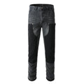 Men Patch Cargo Denim Jeans Streetwear Rivet Released Hem | SAMAG