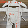0-12 Months Baby Bunny  Rabbit Outfit Newborn Photography Props  Jumpers Baby Photo Shoot Clothing