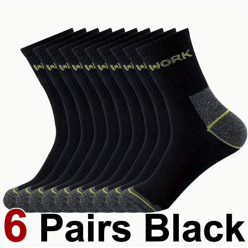 Pairs High-Quality Men Business Odor Proof Mid Tube Socks | SAMAG