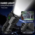 Three-eyed monster LED flashlight, a must-have for night travel, portable, high brightness, strobe lighting