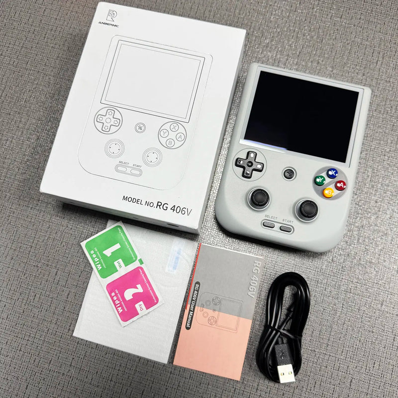 Portable Handheld Game Console 4 Inch Touch Screen HD 5500mAh 64 Bit Android 12 System Built-in 15000 Games Player