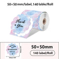 M110 Color Transparent Thermal Adhesive Label Roll, Suit - Visuel 9 | SAMAG