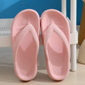 Rimocy Soft Sole EVA Women's Flip Flops 2025 Summer Beach Non-slip Cloud Slippers Women Thick Platform Clip Toe Bathroom Slides