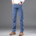Fashion Light Blue Slim Straight Jeans Men's Spring | SAMAG