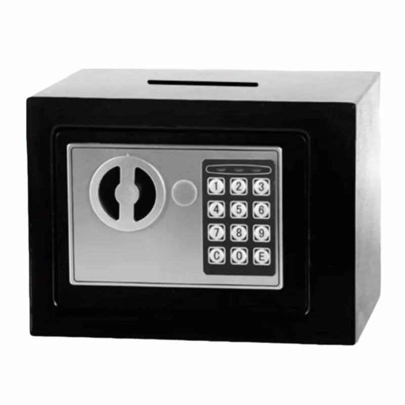 Anti - Theft Piggy Bank Key Lock Password Small Digital Safe Box Compact with Coin Slot Combination Security - View 7 | SAMAG