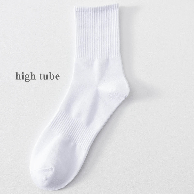 6 Pairs Plus Size EUR45-50 Men Socks Cotton Ankle Black | SAMAG