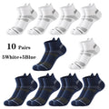 10 Pairs Ankle Athletic Running Socks Men Women Simple | SAMAG