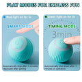 Cat Toys Pet Toy Supplies Accessories for Cats Spinning Ball Electric Interactive USB Charging Cat Ball Products Home Garden