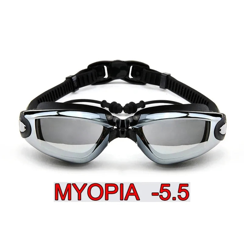 Prescription Myopia Swim Goggles Anti-Fog Waterproof | SAMAG