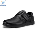 Fittington Extra Wide Toe Men's Dress Shoes Comfort Causal formal Business Wedding Shoes for Men Easy to Wear Arch Support