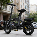 14-inch folding parent-child E-Bike, 350W brushless motor mini electric bicycle 36V15AH school transportation electric bicycle