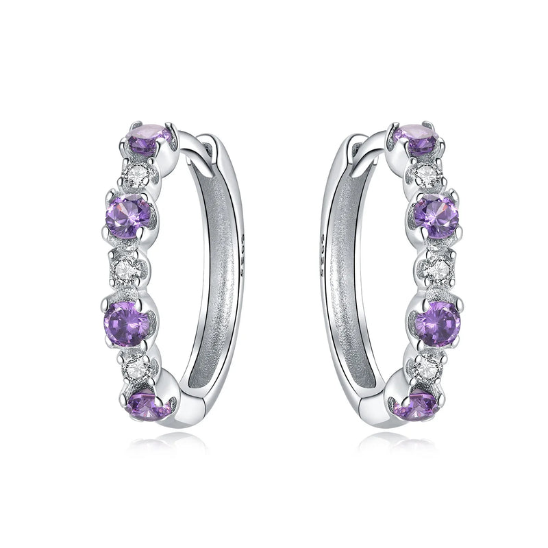 925 Sterling Silver Simple Gold U - shaped Earrings Jewelry Versatile Hoop For Women Fine Birthday Party - Visuel 20 | SAMAG