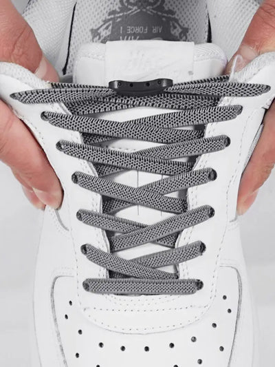Elastic Shoe Laces Buckle Lock No Tie Shoelaces Sneakers | SAMAG