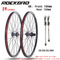 ROCKBAO Mountain Bike Wheelset 24/26/27.5/29inches Disc Brake 4Bearings 7-12speed Quick Release 29er MTB Bicycle Wheel