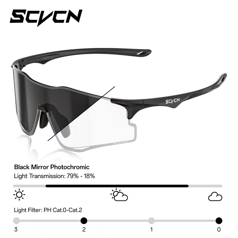 Scvcn Photochromic Running Sunglasses Men Women Marathon - View 14 | SAMAG